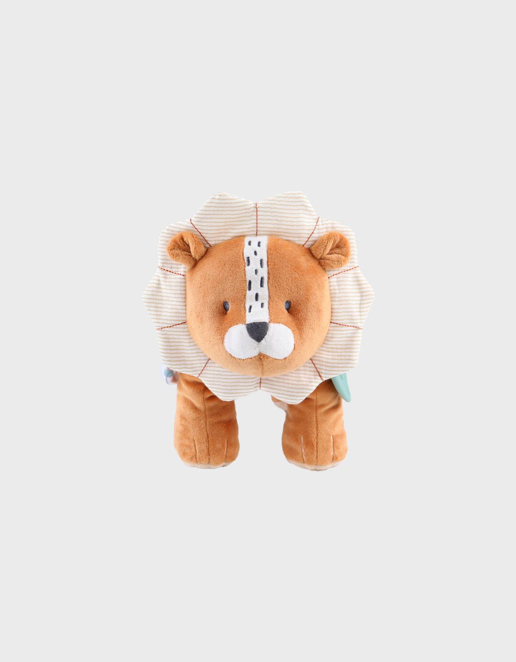 Peluche d'activités babou en veloudoux et mousseline marron