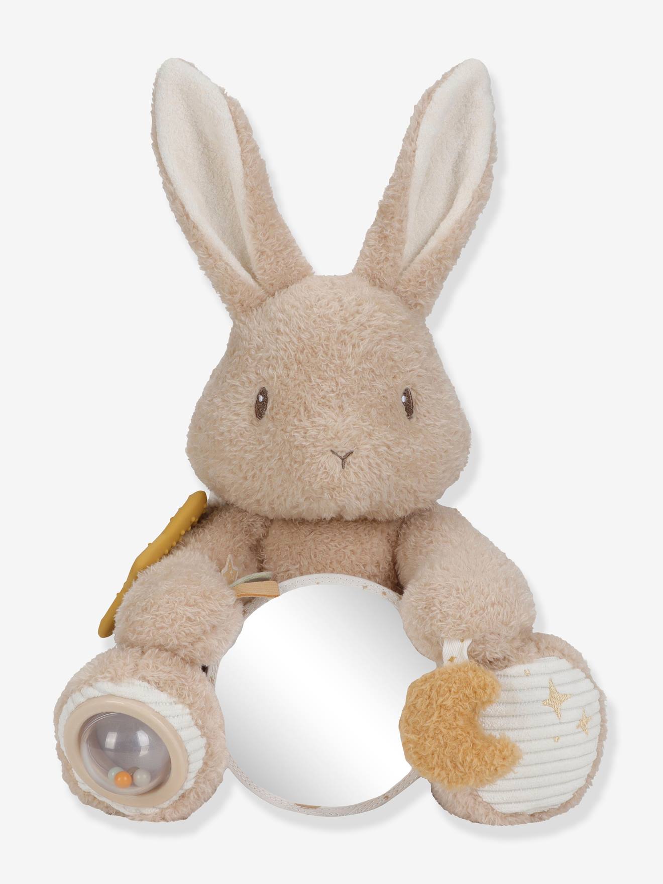 Peluche d'activités lapin - newborn beige