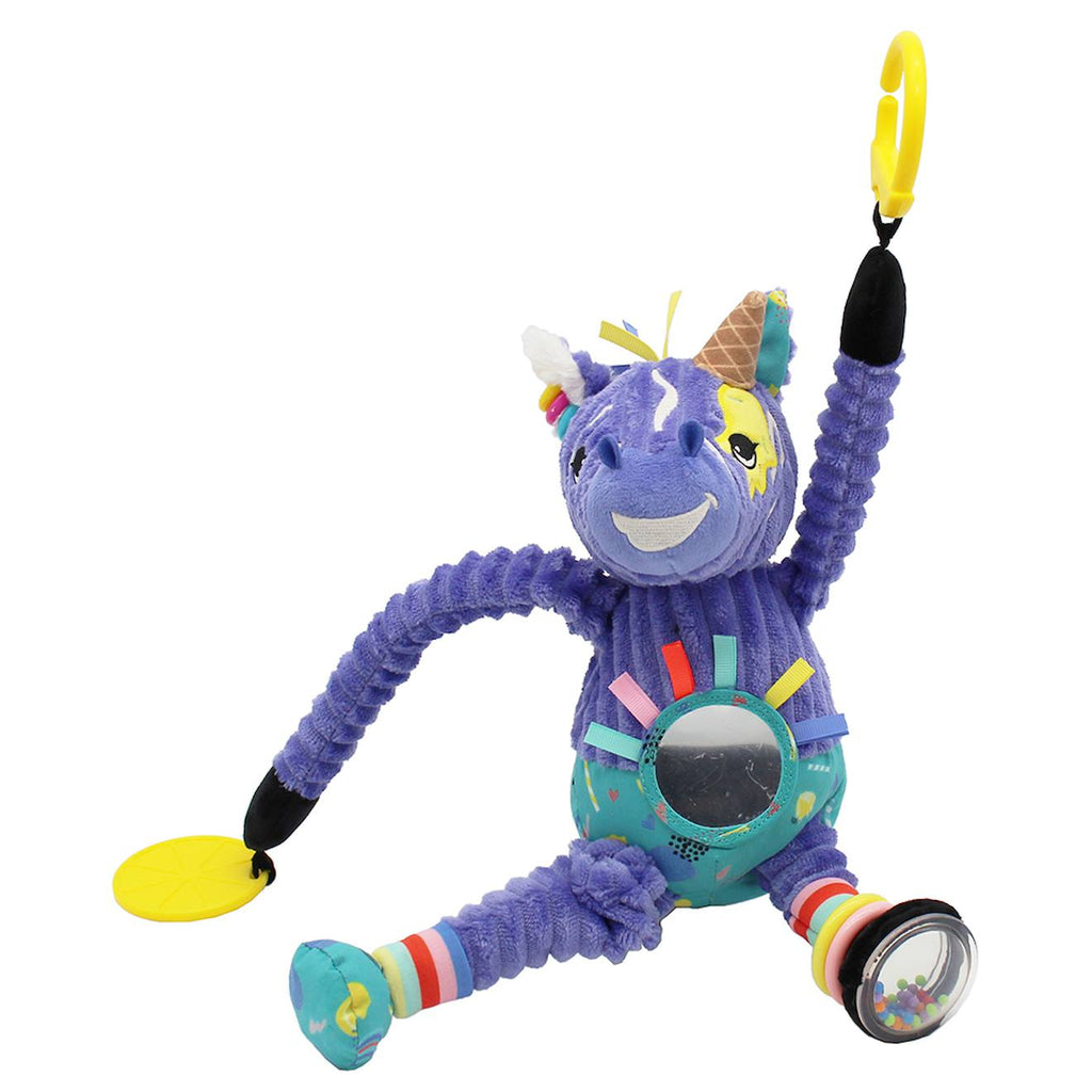 Peluche d'activités nomade violet
