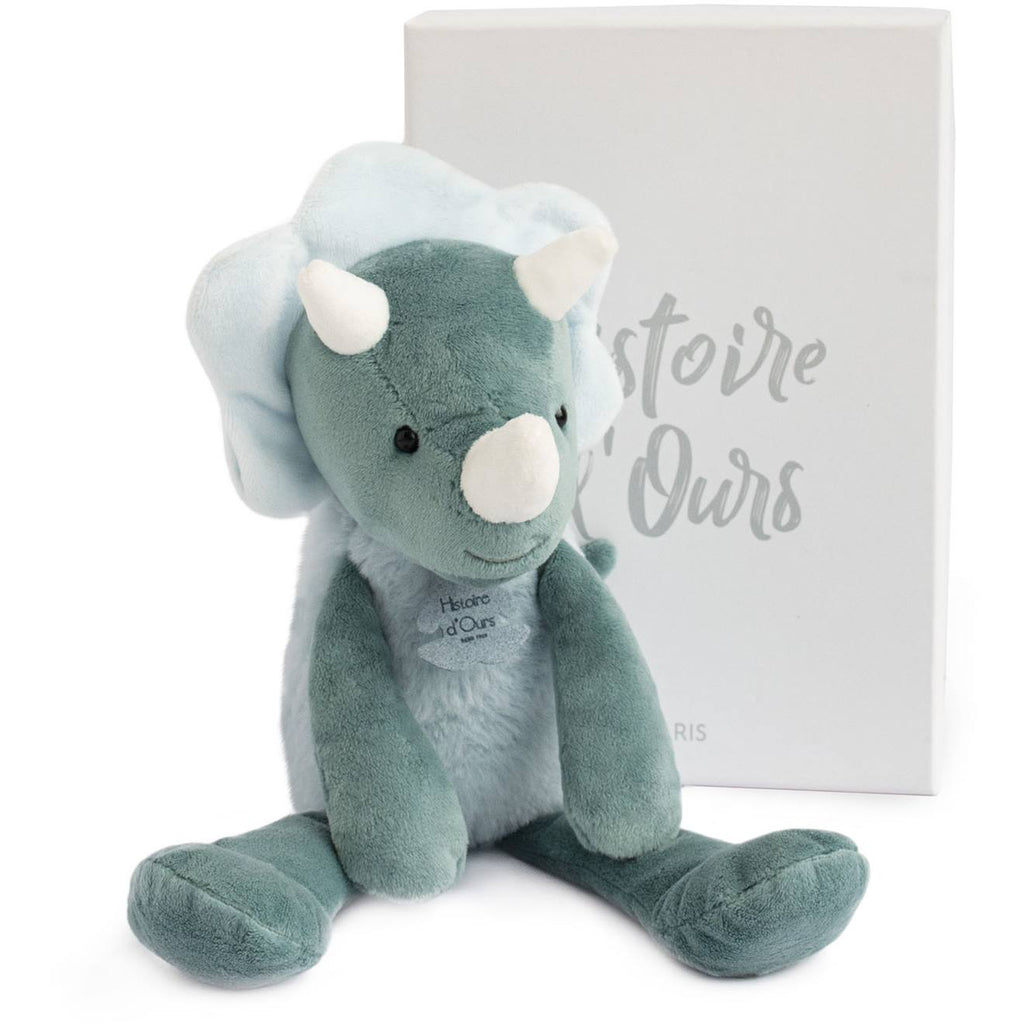 Peluche dinosaure sweety chou 30 cm vert