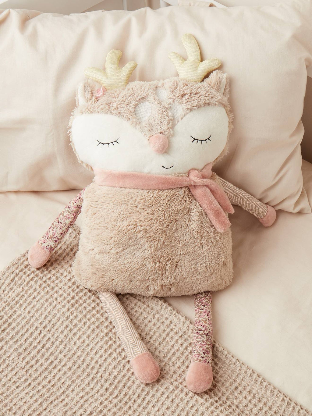 Peluche faon ella XXL doudou cerf chevreuil ella