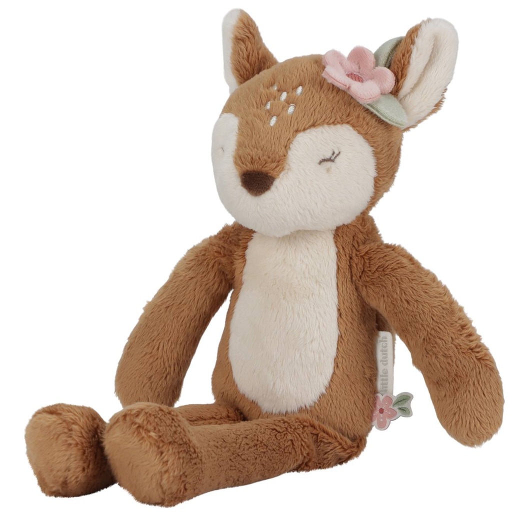 Peluche faon fairy garden 30 cm marron