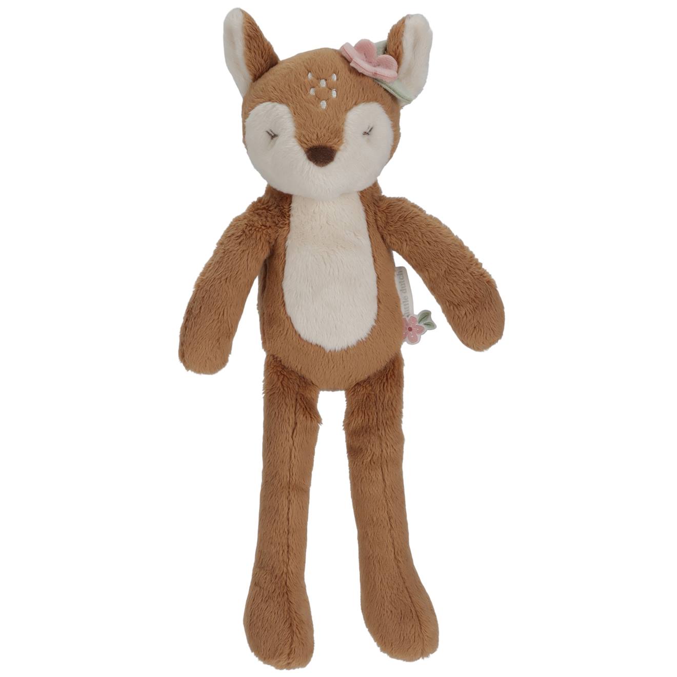 Peluche faon fairy garden 30 cm marron