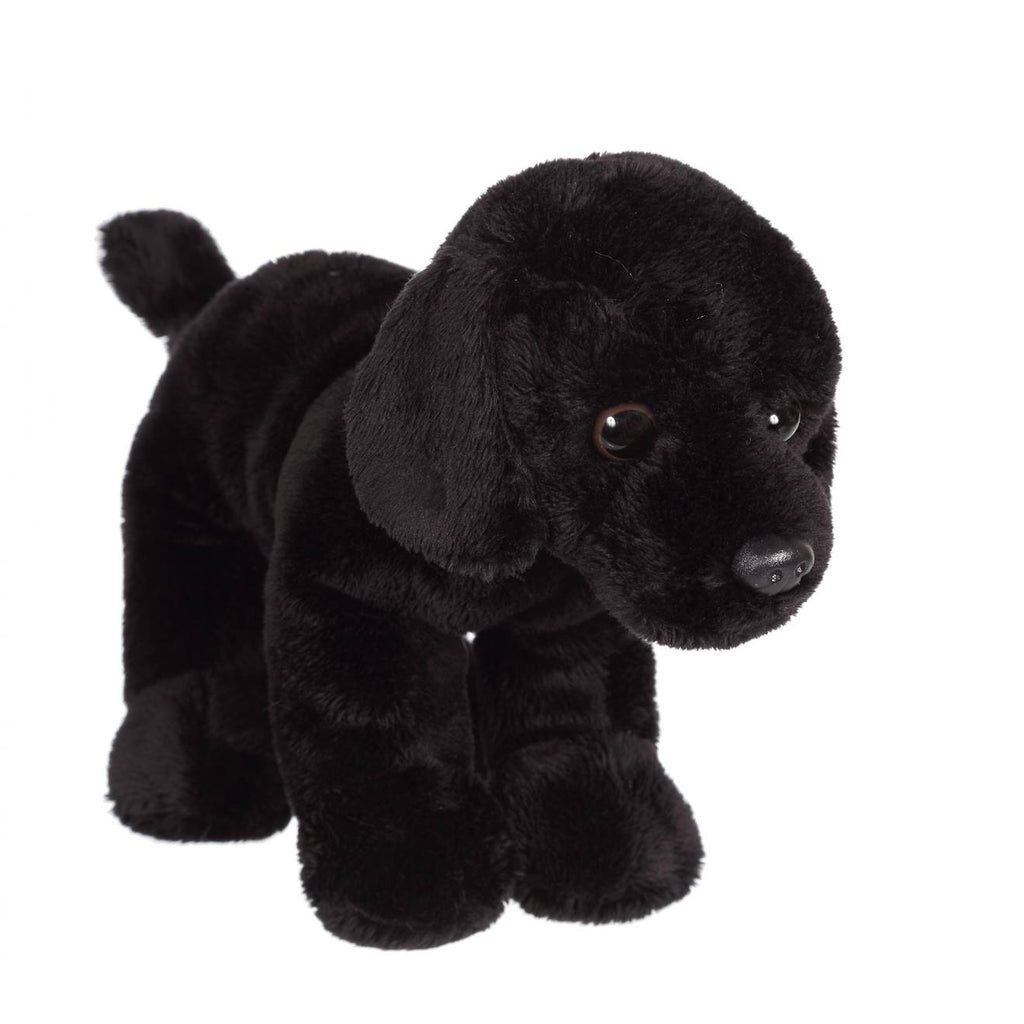 Peluche - floppipup labrador - 22 cm noir