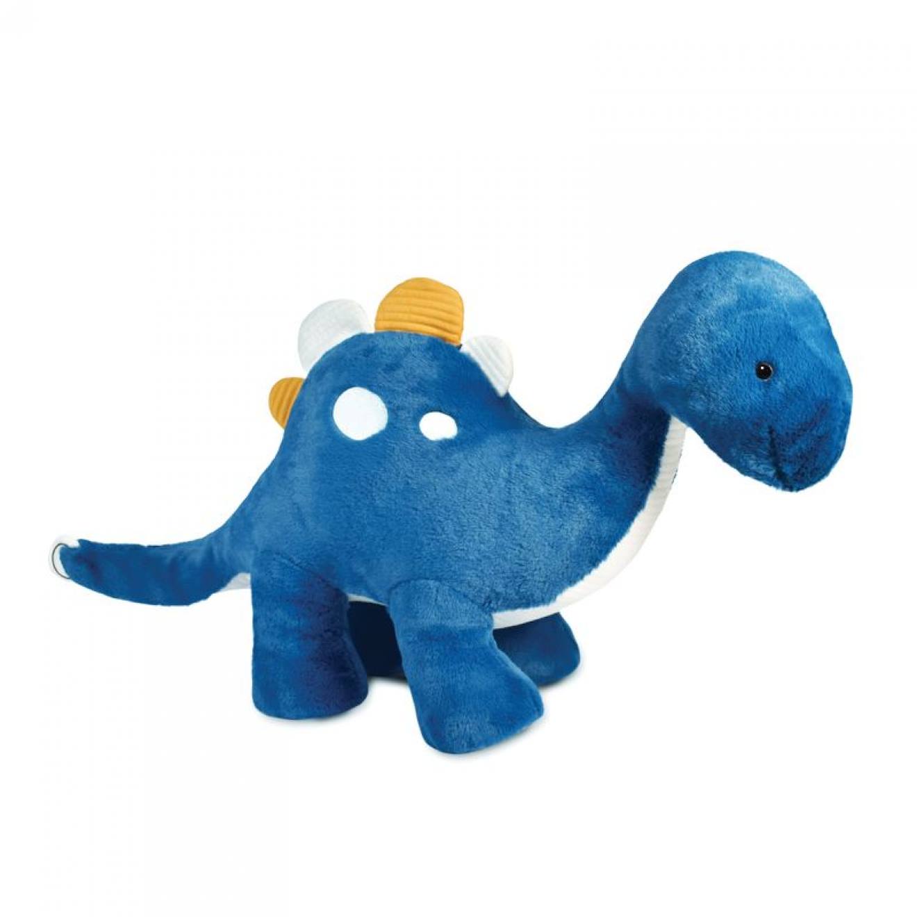 Peluche hello le dino 40 cm bleu
