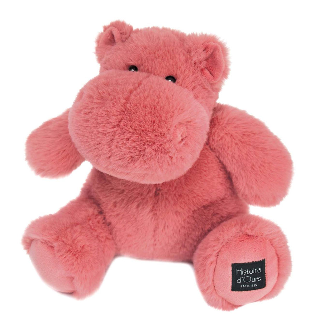Peluche hippo hip chic 25 cm rose