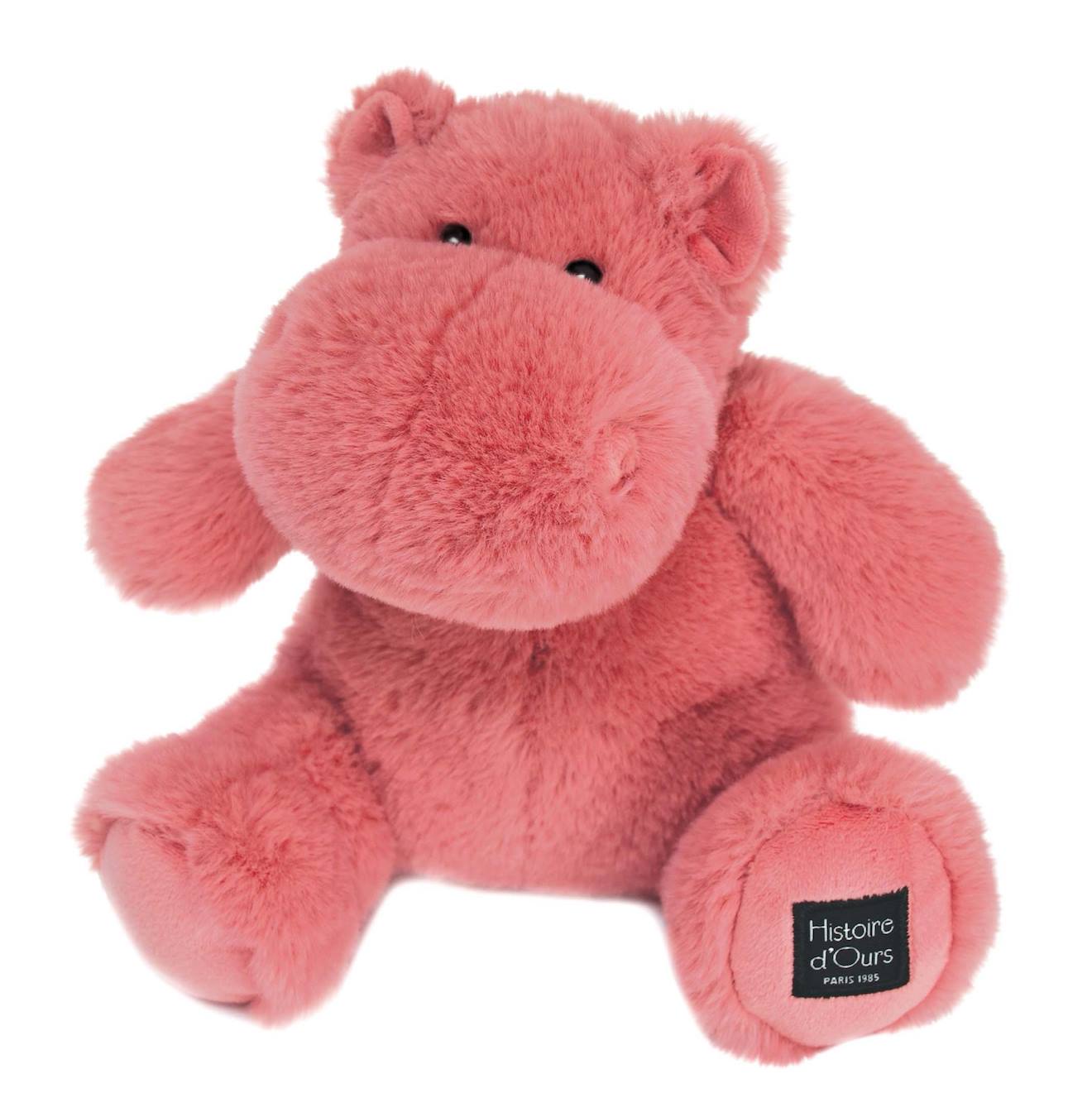 Peluche hippo hip chic 25 cm rose