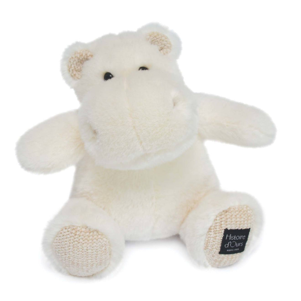 Peluche hippo hip chic 25 cm beige