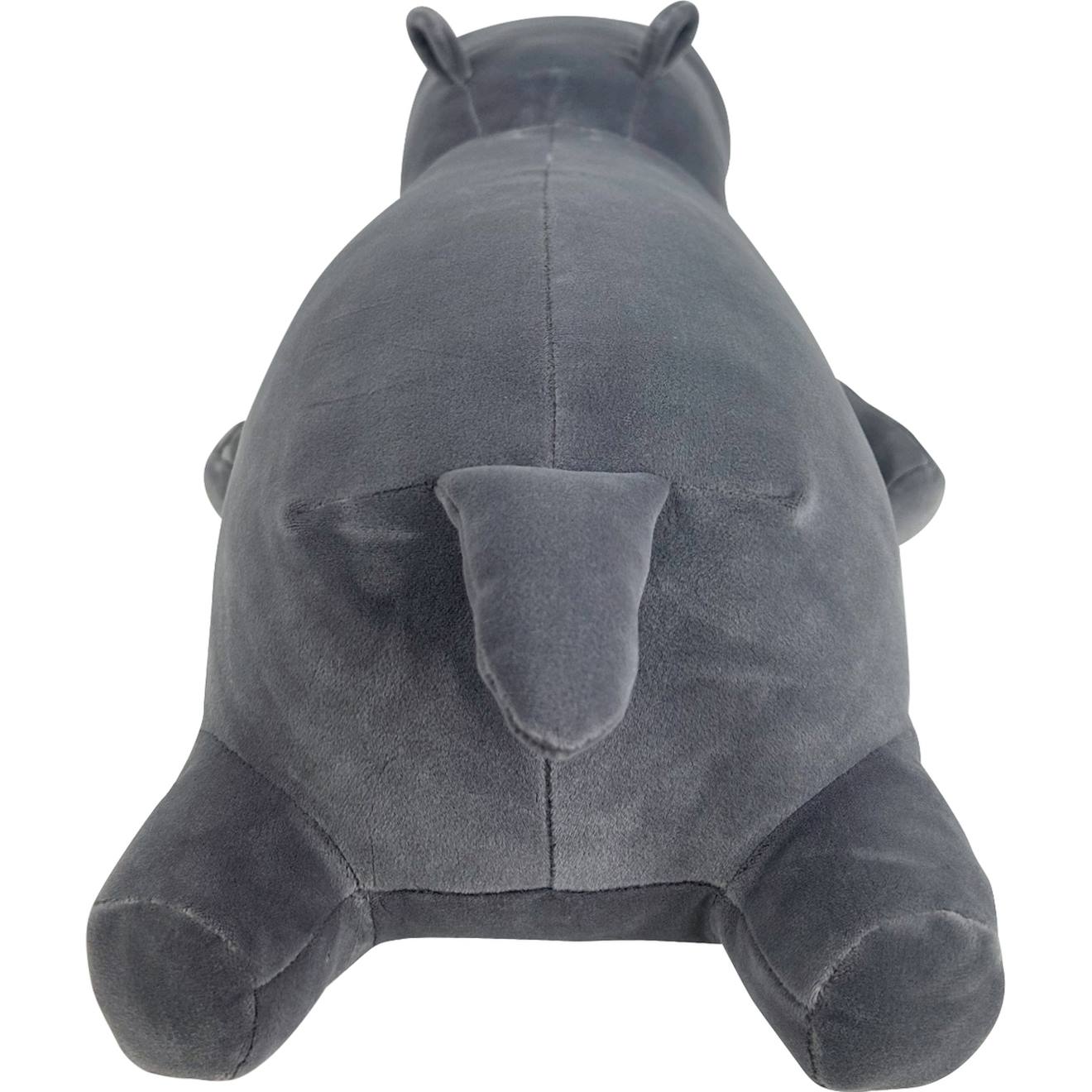Peluche hippo l'hippopotame gris, rose