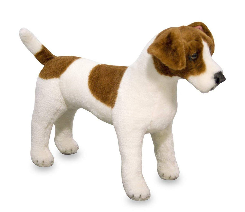 Peluche jack russell marron