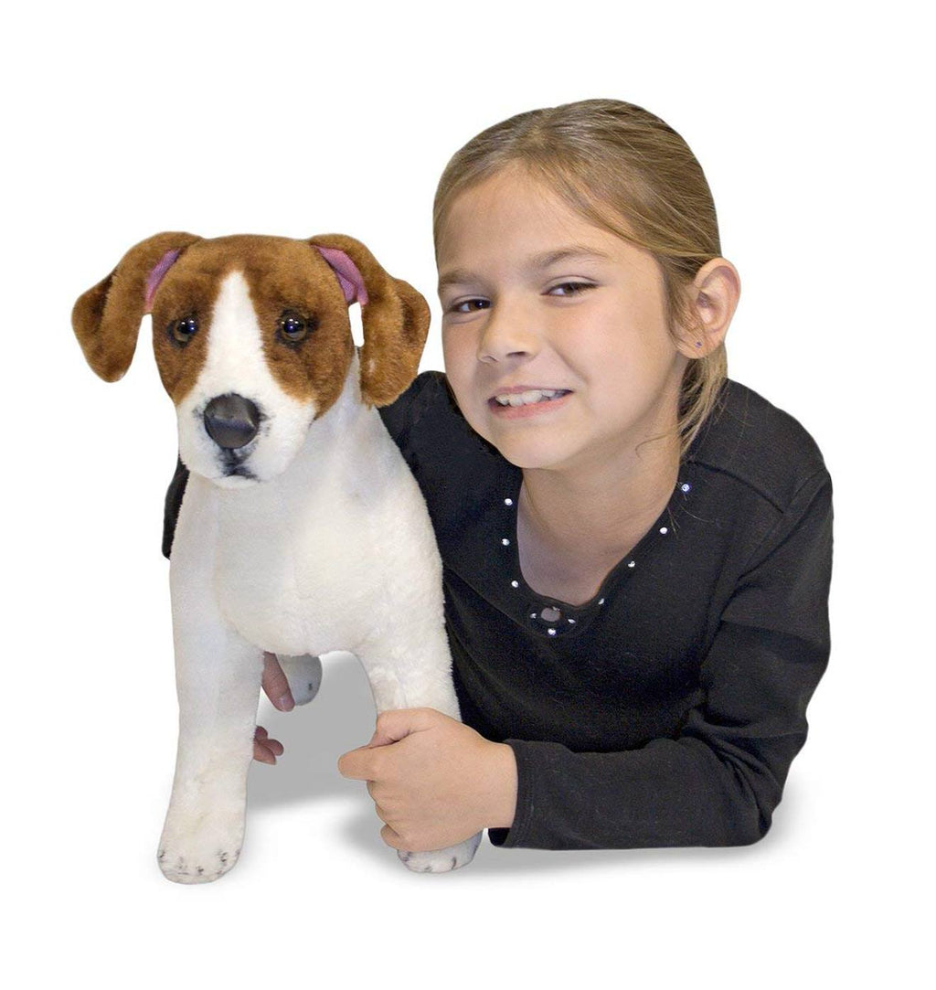 Peluche jack russell marron