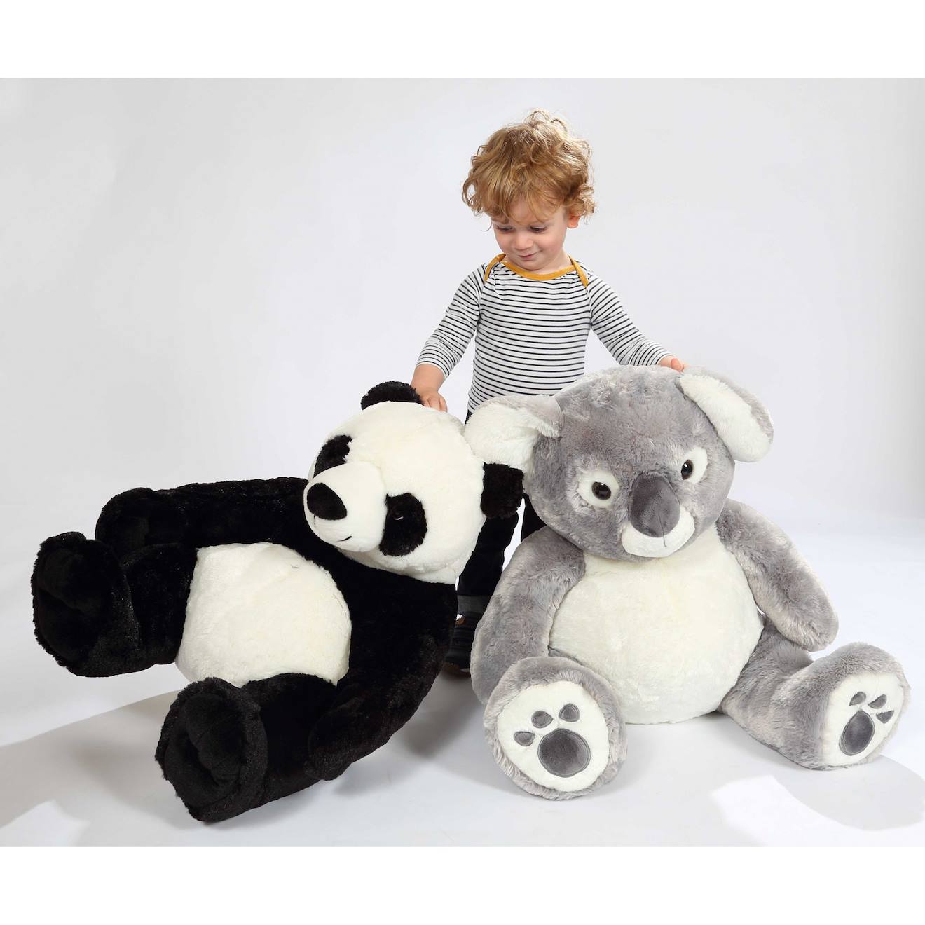 Peluche - koala - 70 cm gris