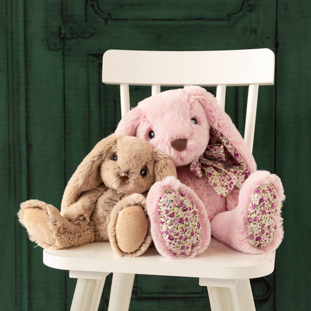 Peluche lapin beige 25 cm beige