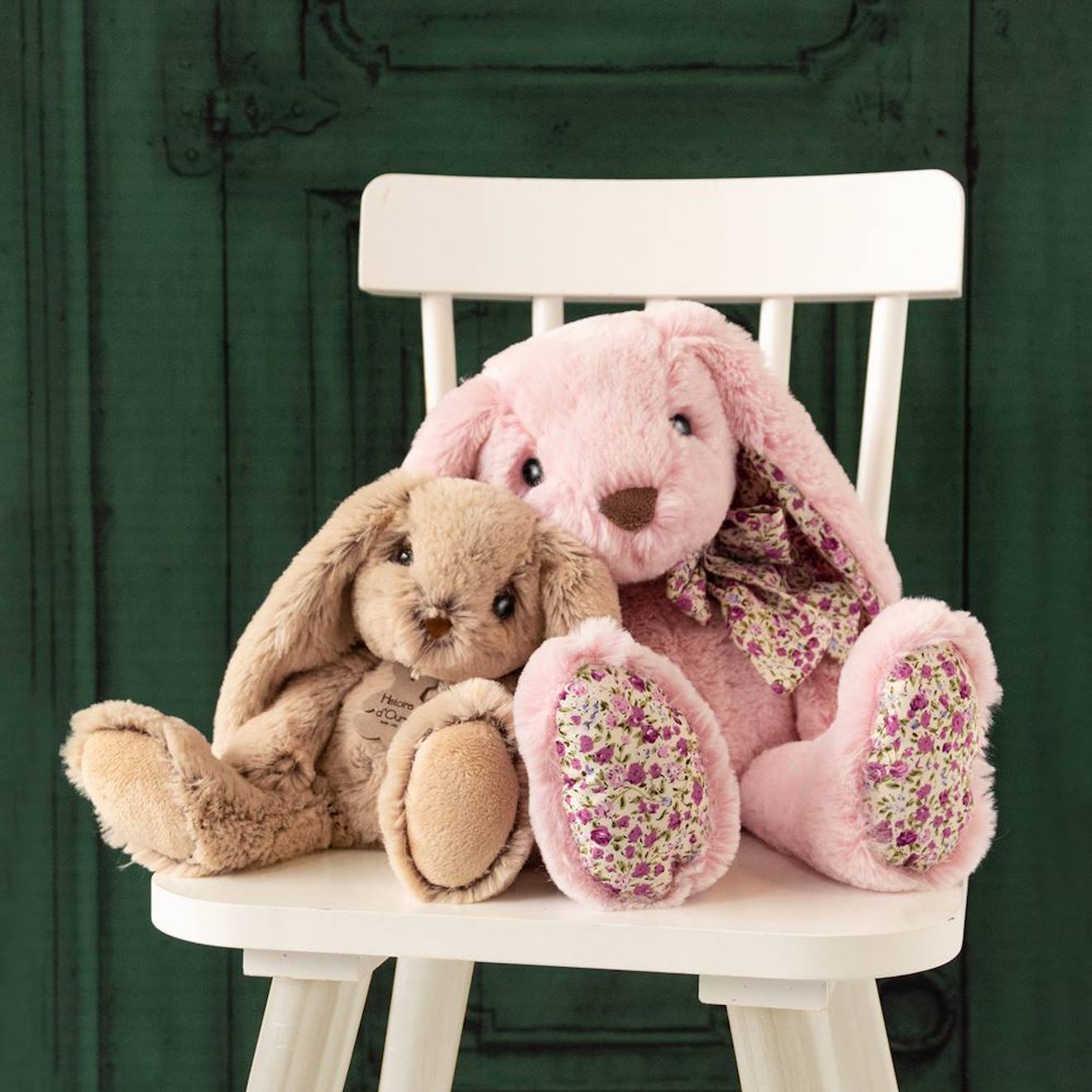 Peluche lapin beige 25 cm beige