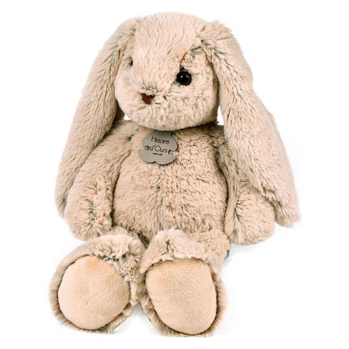 Peluche lapin beige 40 cm beige