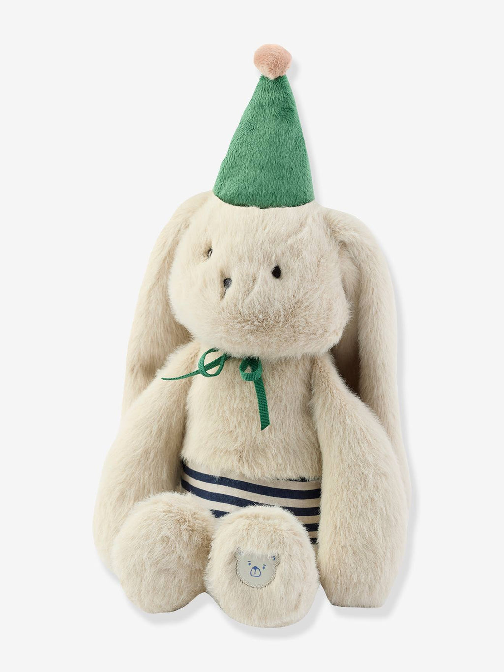Peluche lapin bertrand multicolore