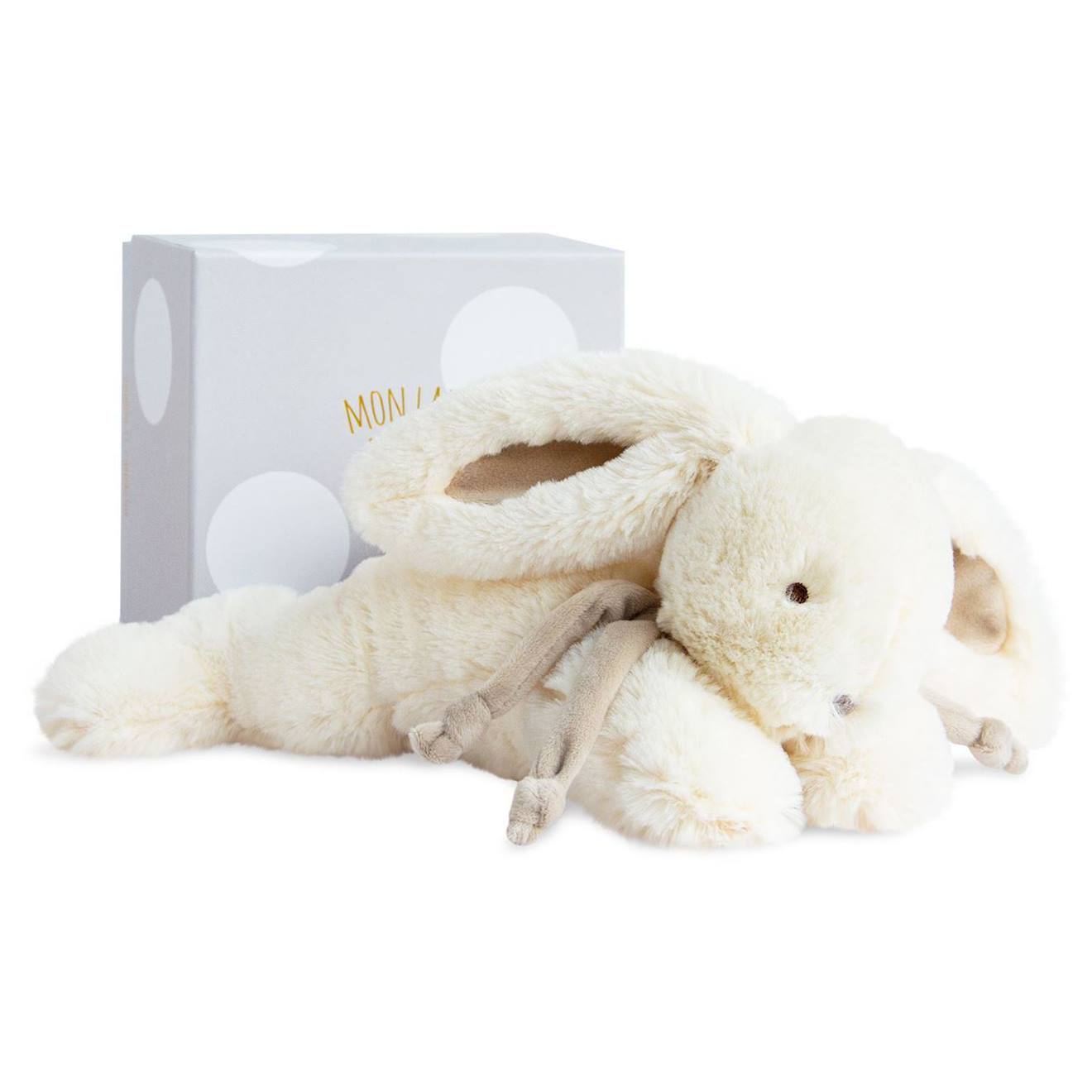Peluche lapin bonbon 20 cm marron