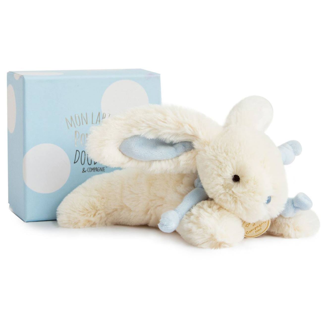 Peluche lapin bonbon 20 cm bleu
