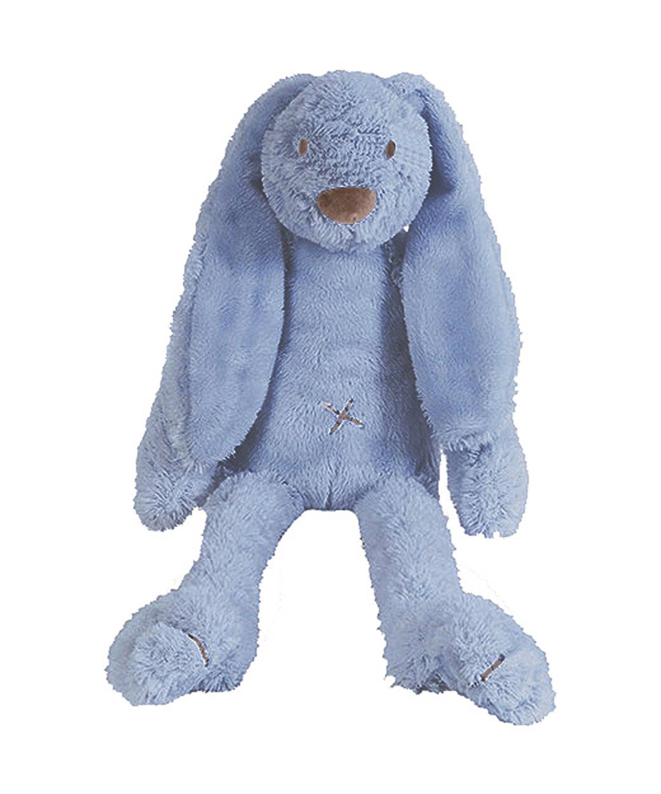 Peluche lapin richie 28 cm bleu