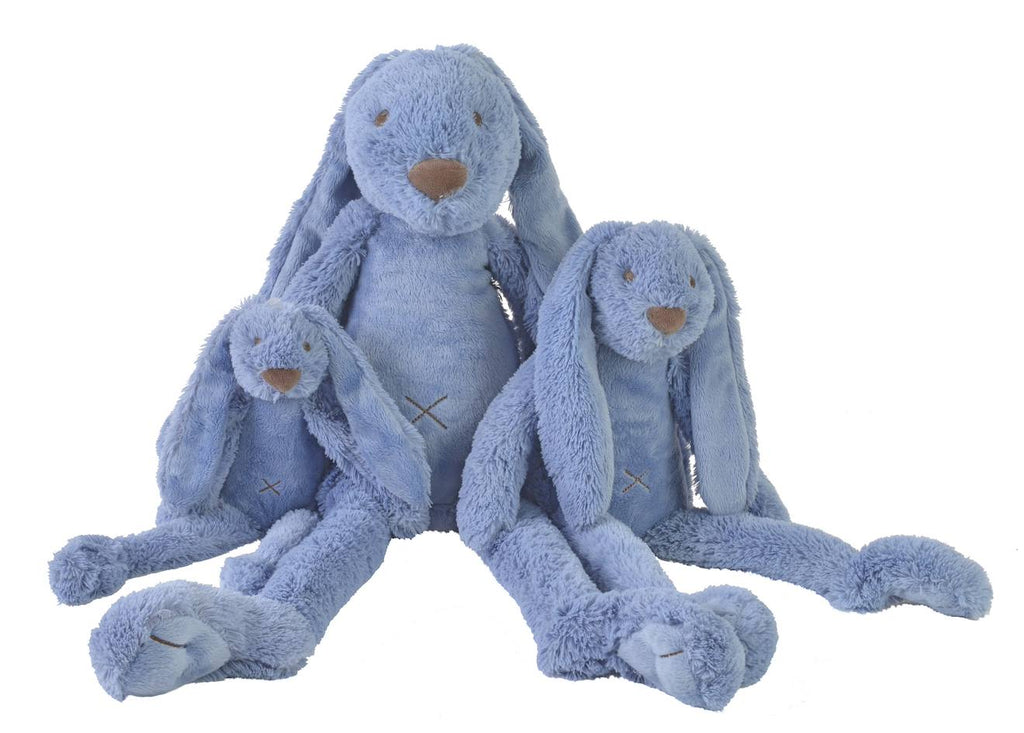 Peluche lapin richie 28 cm bleu