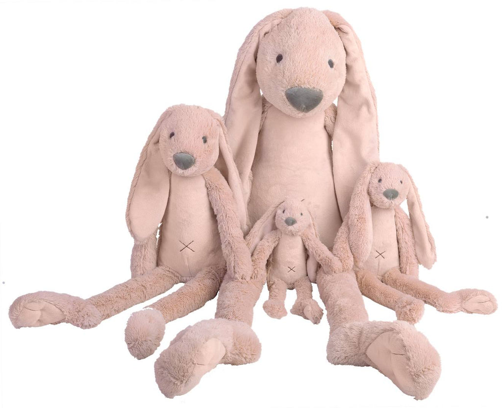 Peluche lapin richie 38 cm rose