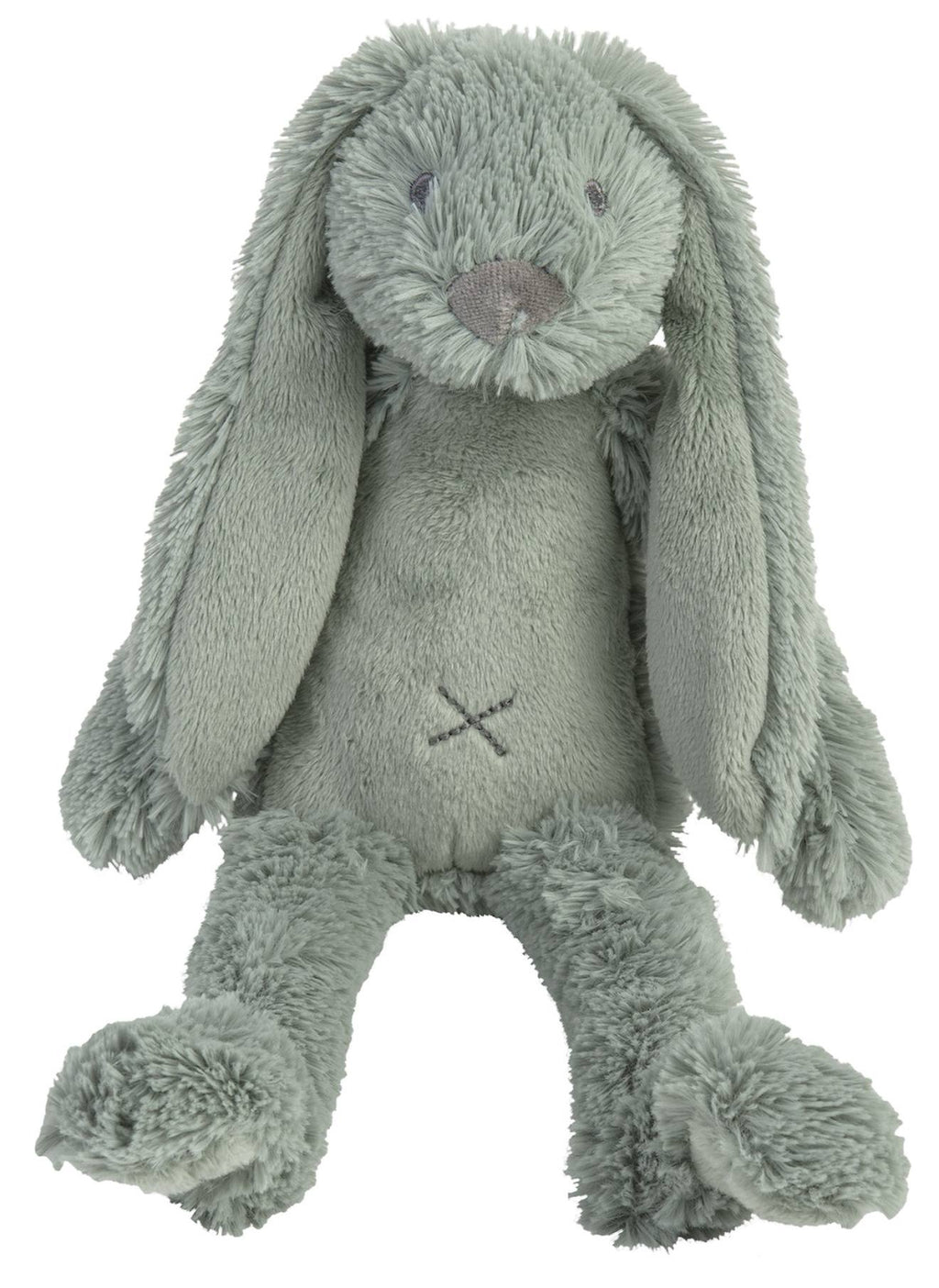 Peluche lapin richie 38 cm vert