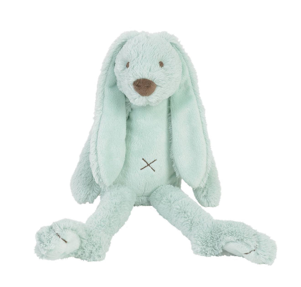 Peluche lapin richie 38 cm vert