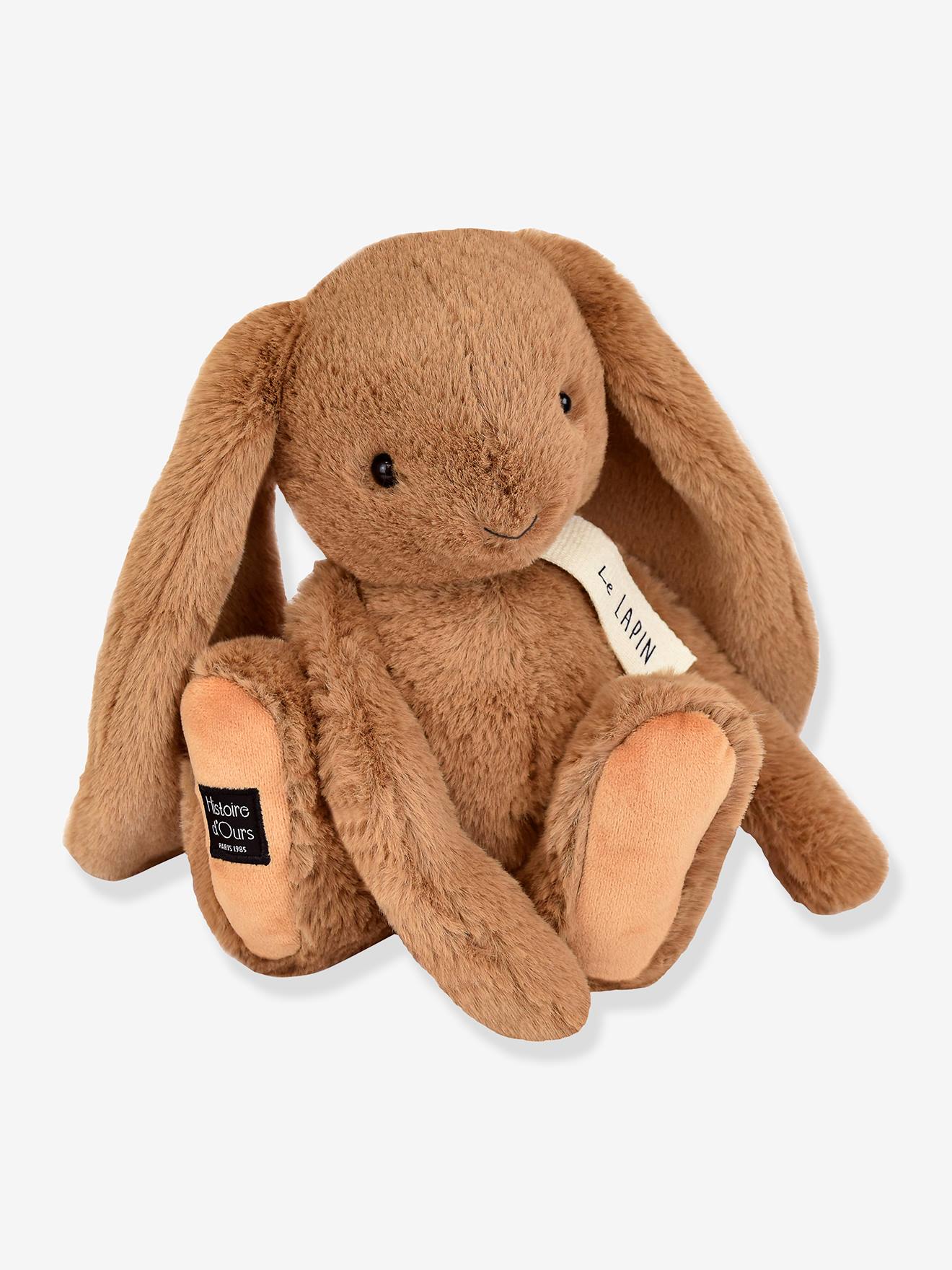 Peluche le lapin - noisette