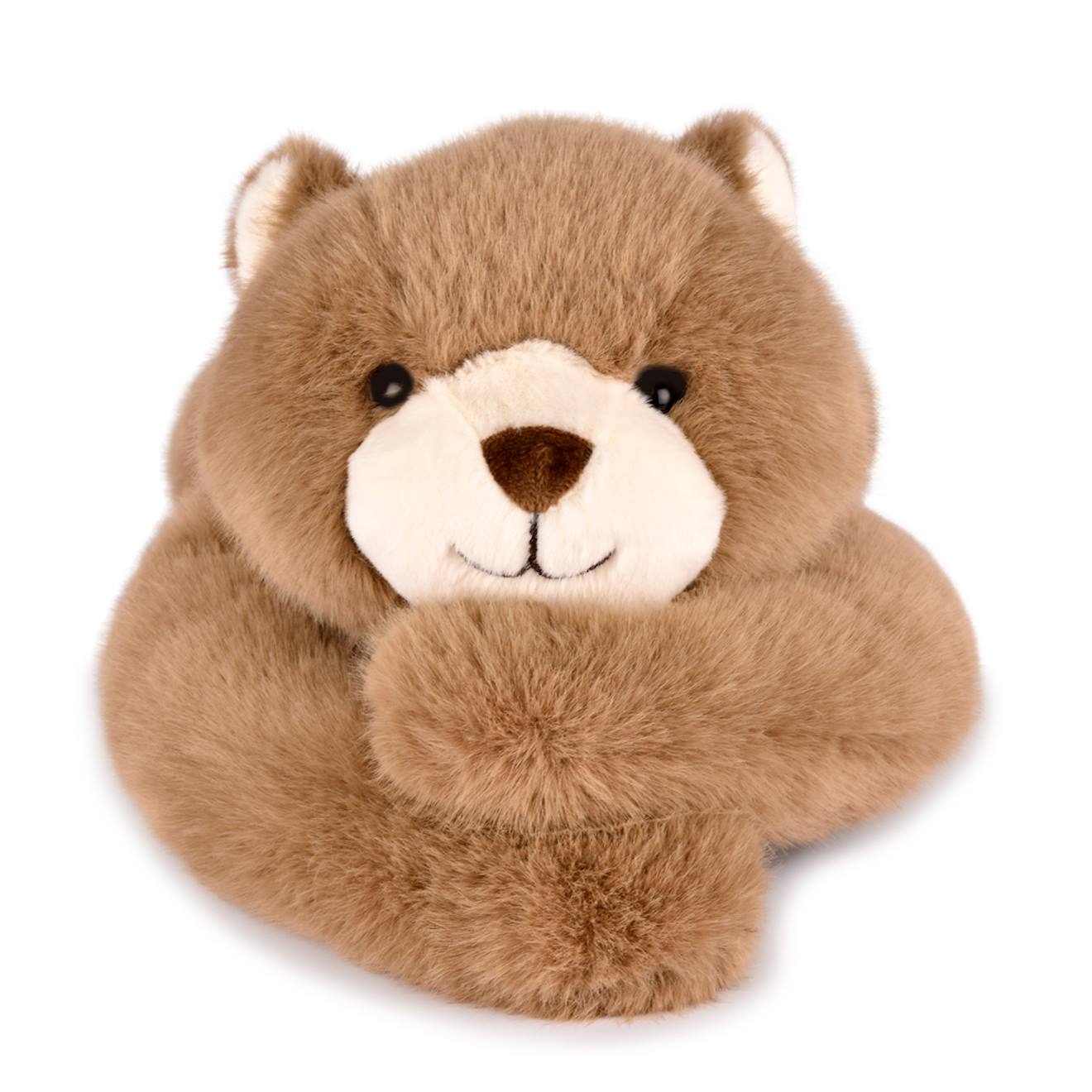 Peluche lestée 40 cm marron
