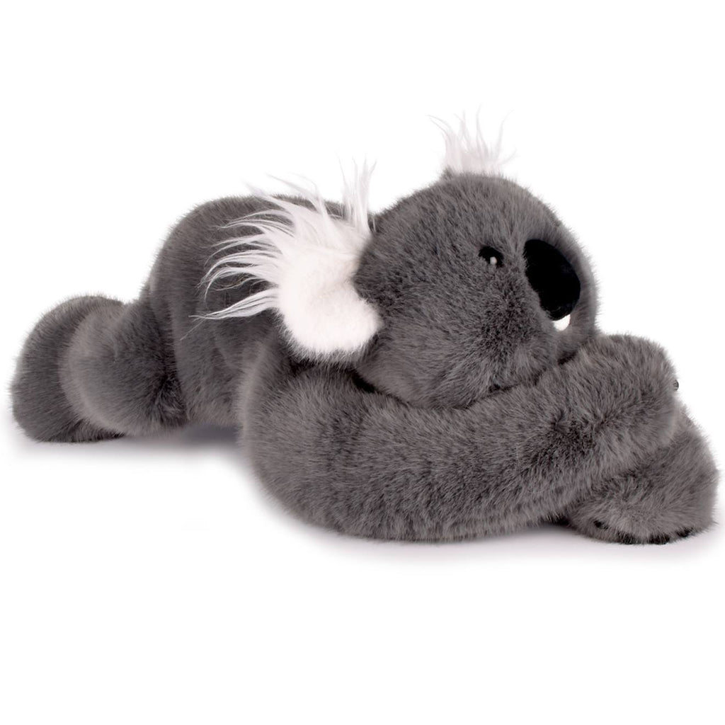Peluche lestée 40 cm gris