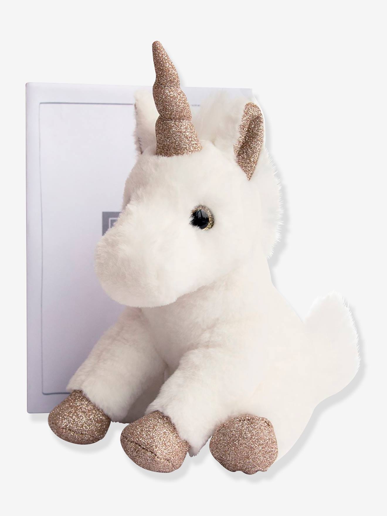 Peluche licorne - blanc