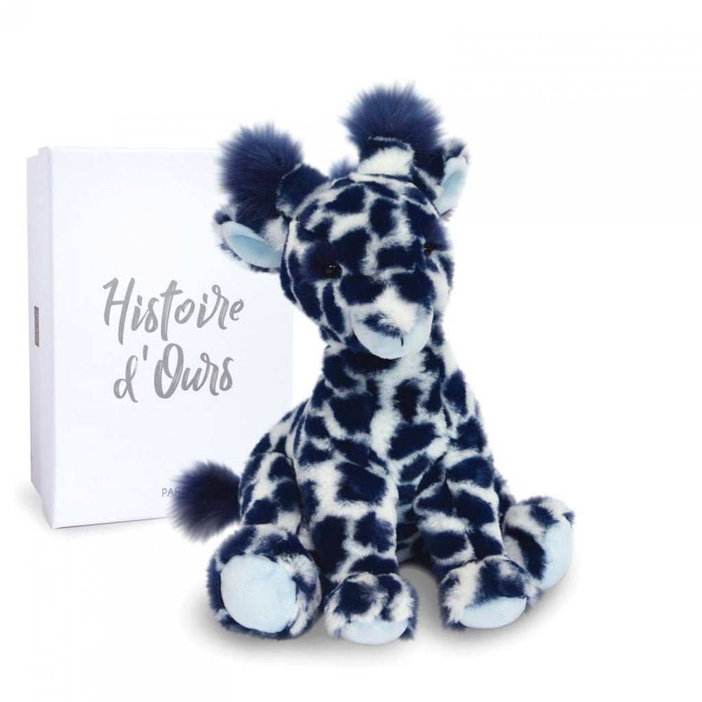 Peluche lisi la girafe bleue 30 cm bleu