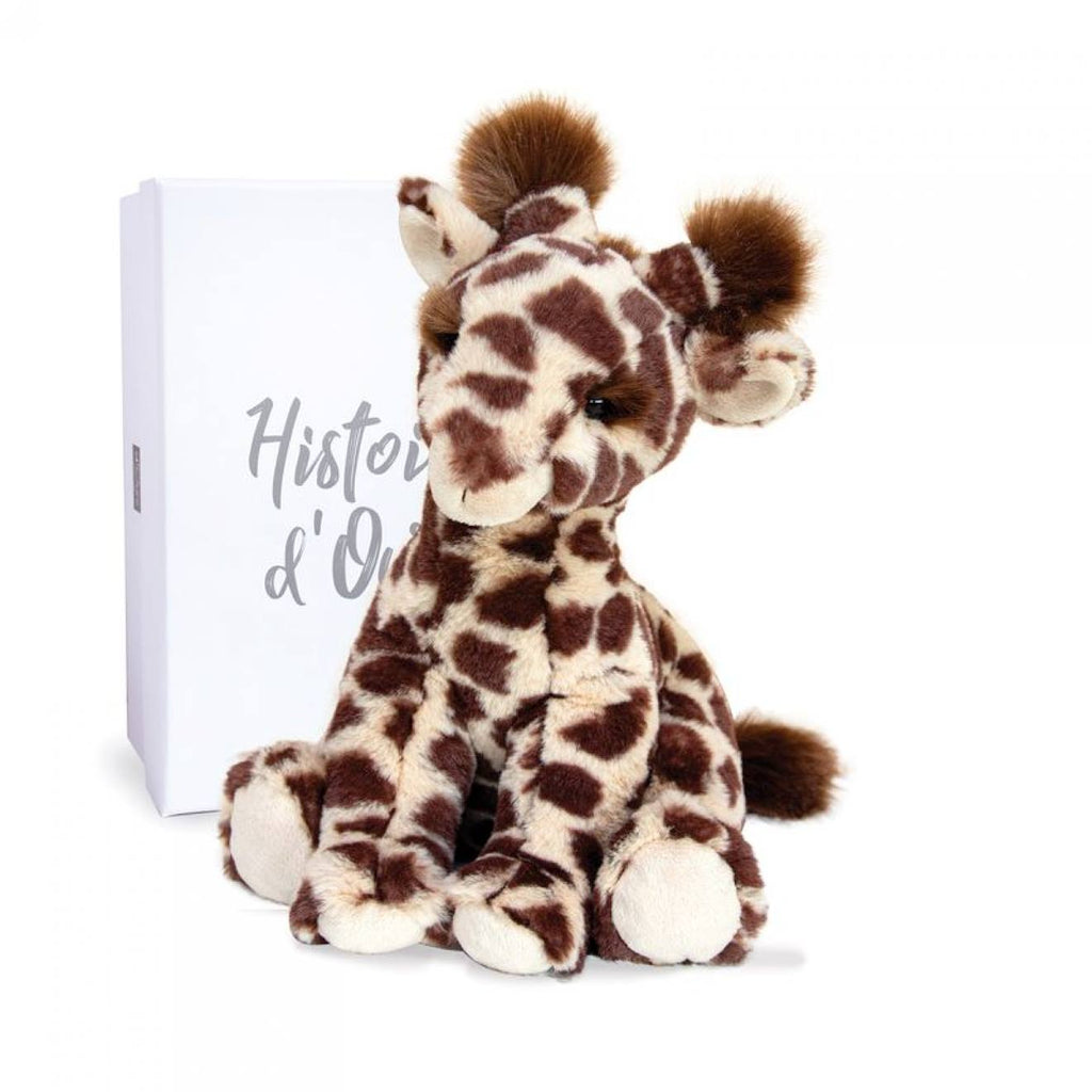 Peluche lisi la girafe naturelle 30 cm marron