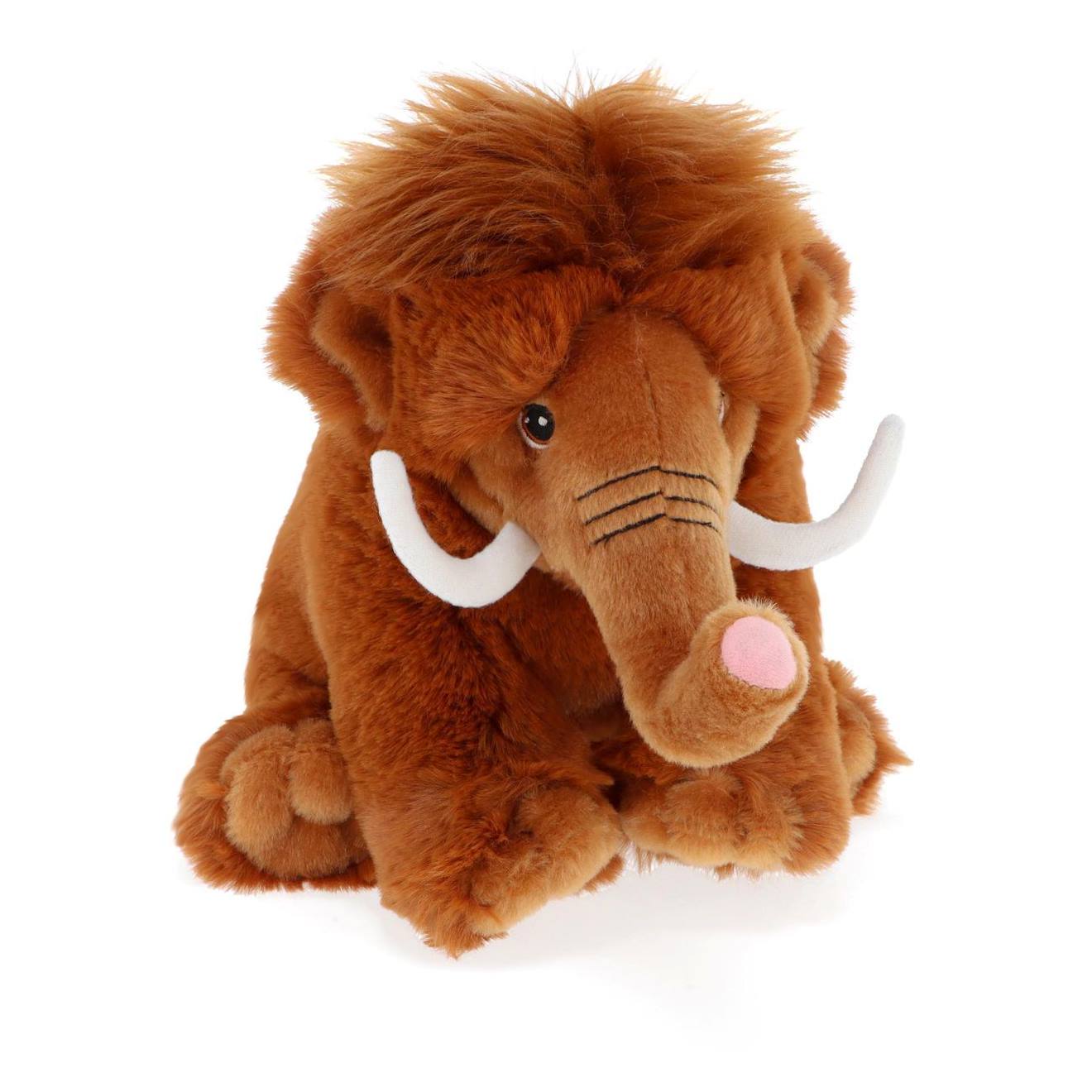 Peluche mamouth 20cm 100% recyclée marron