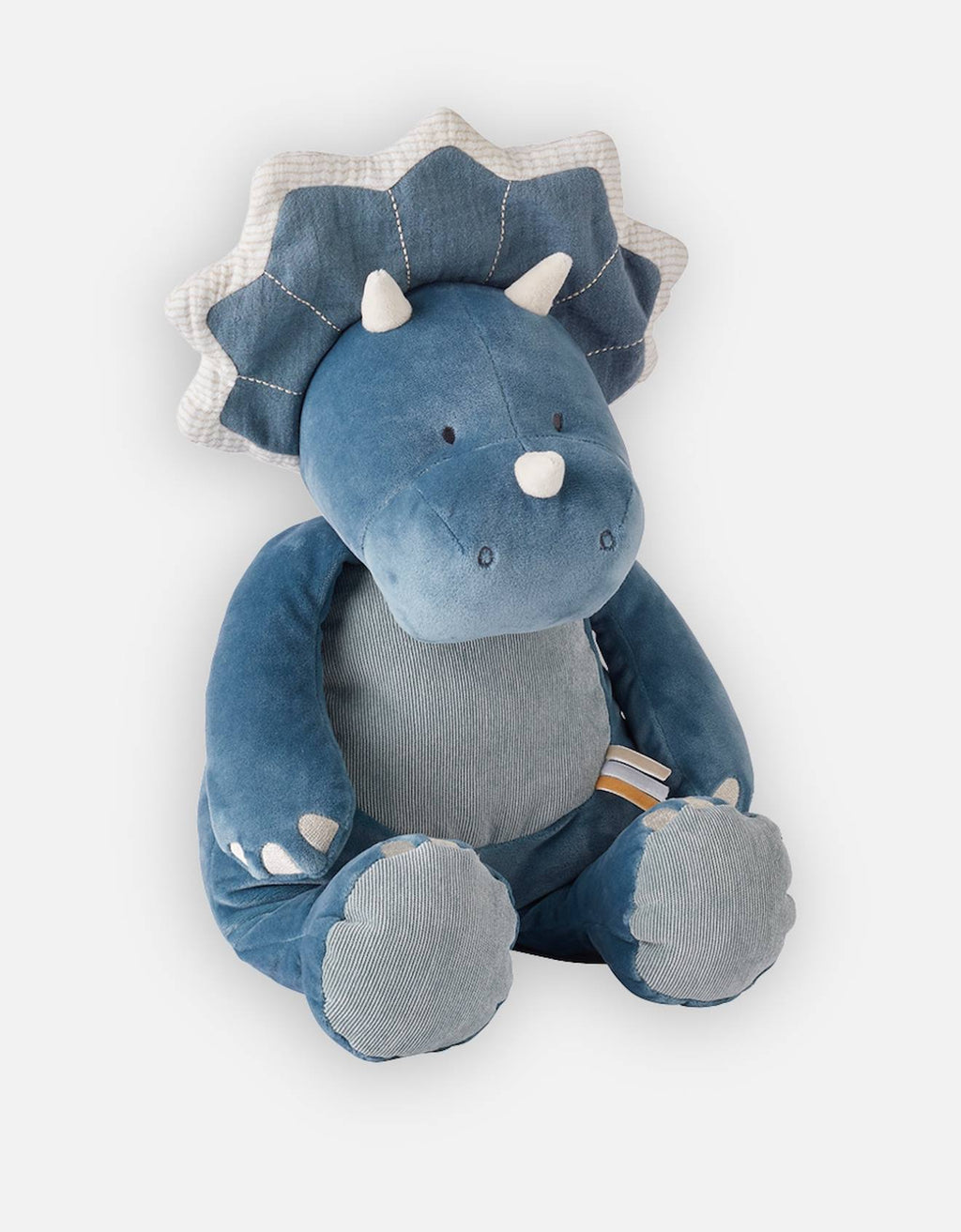 Peluche medium ops en veloudoux bleu