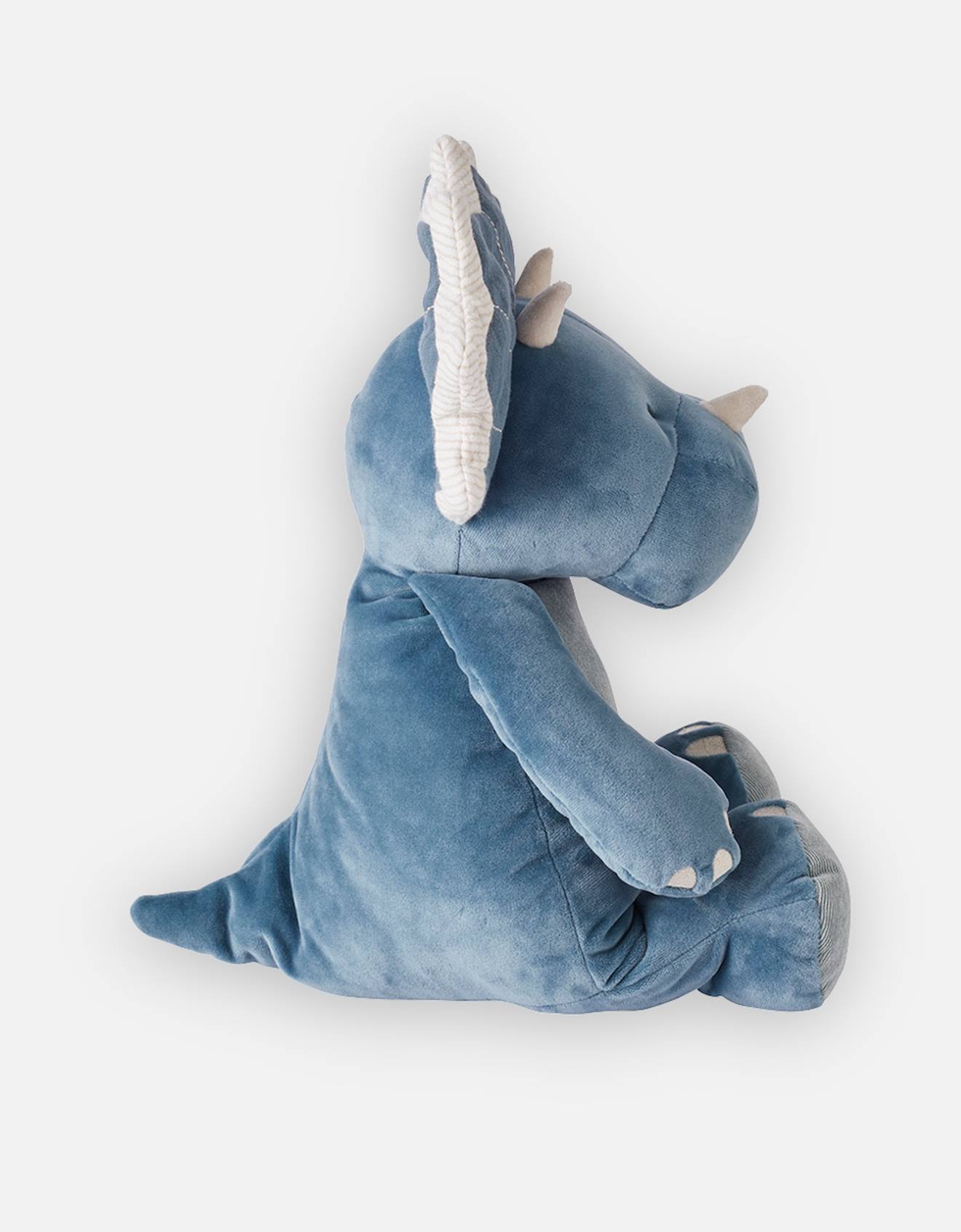 Peluche medium ops en veloudoux bleu