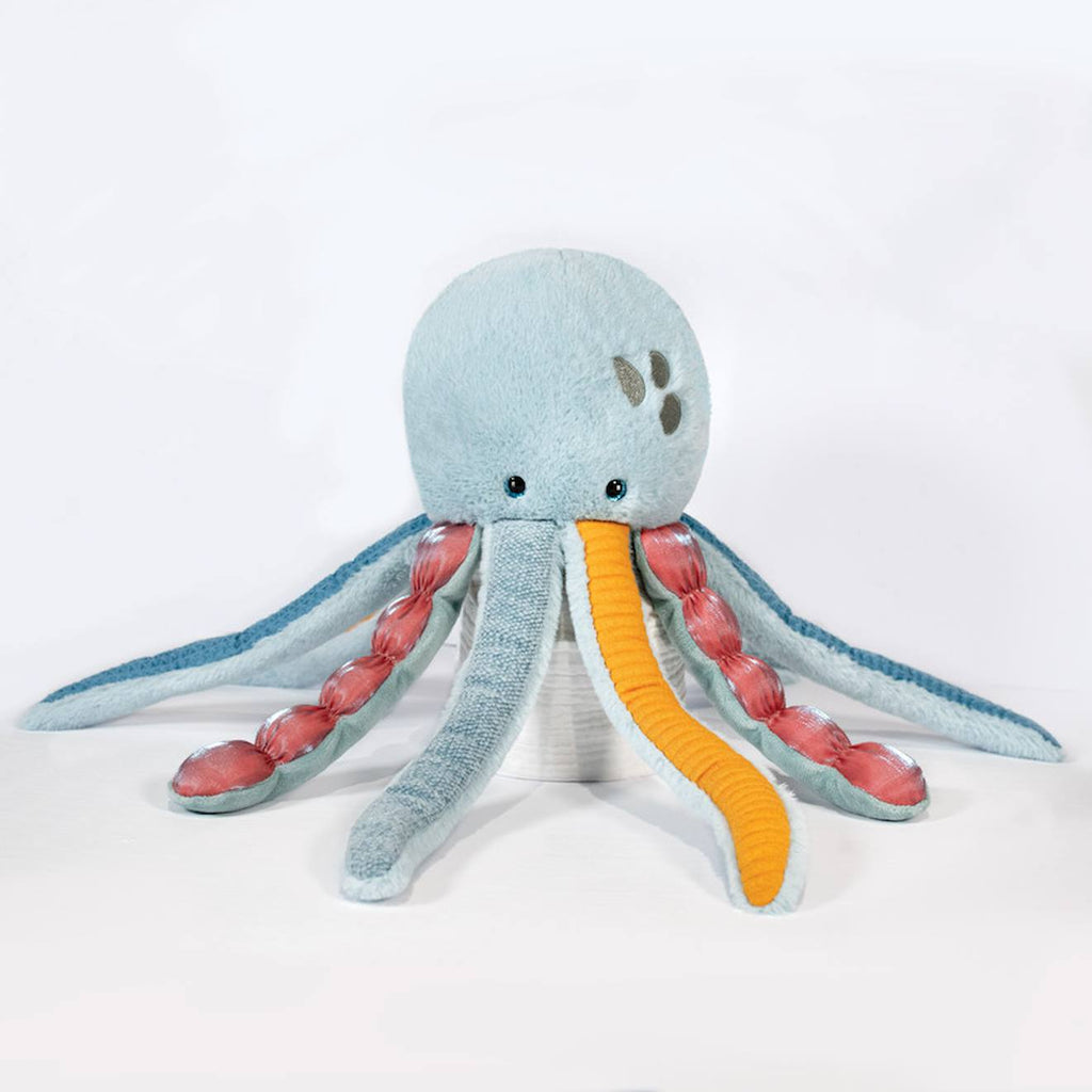 Peluche méduse bleu