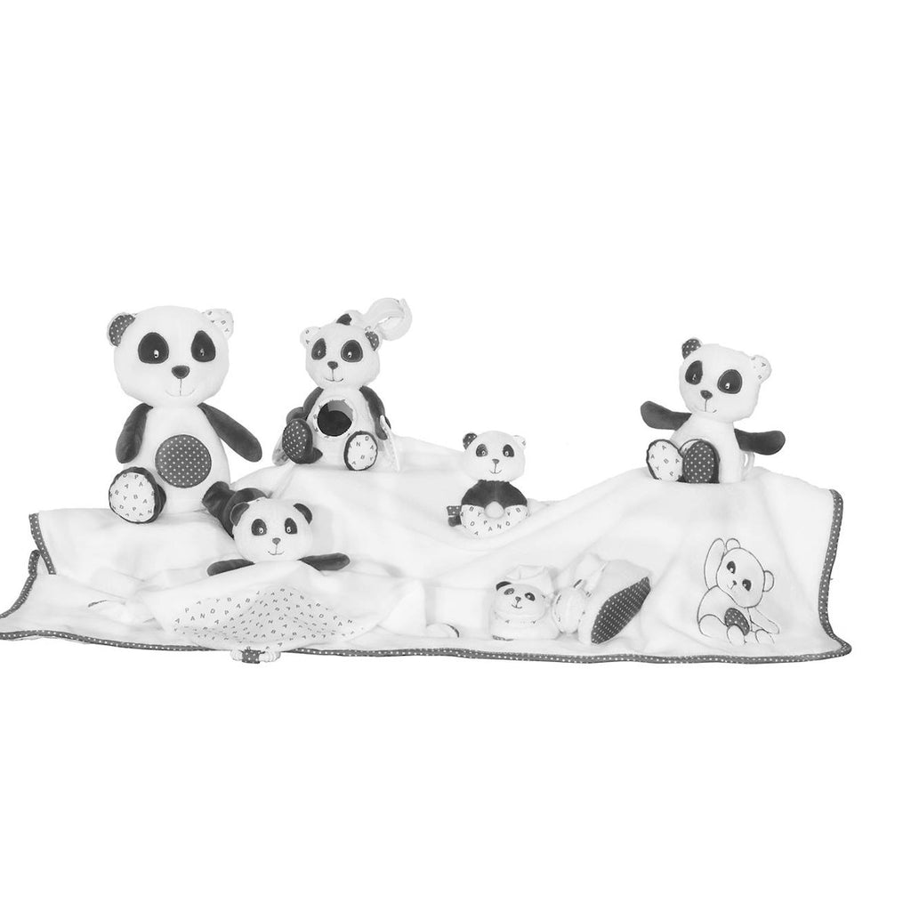 Peluche mini musical en velours - chao chao gris