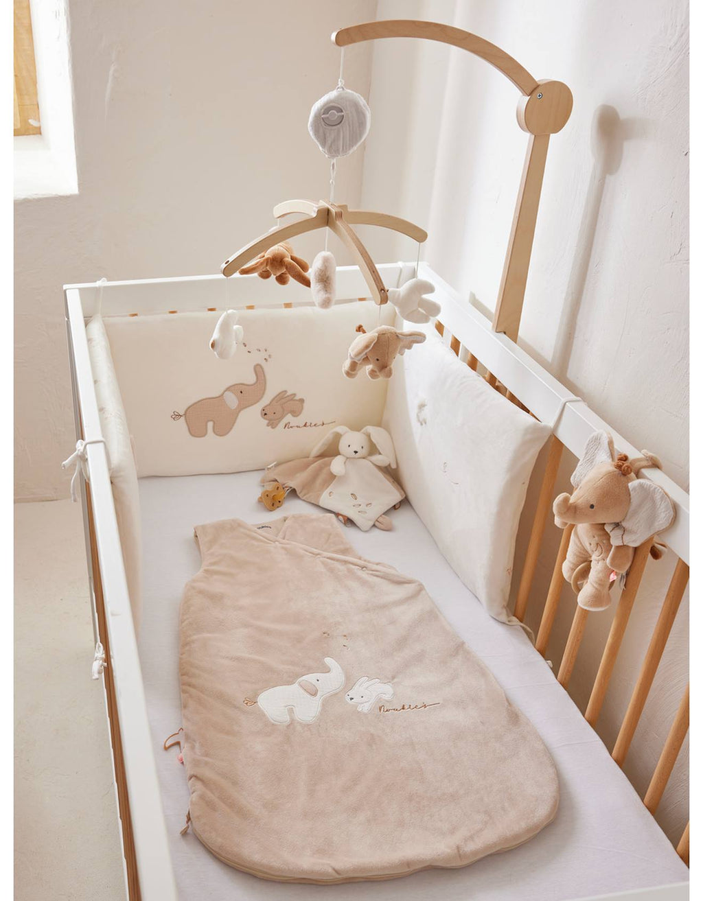 Peluche mini musicale 20cm - bali beige