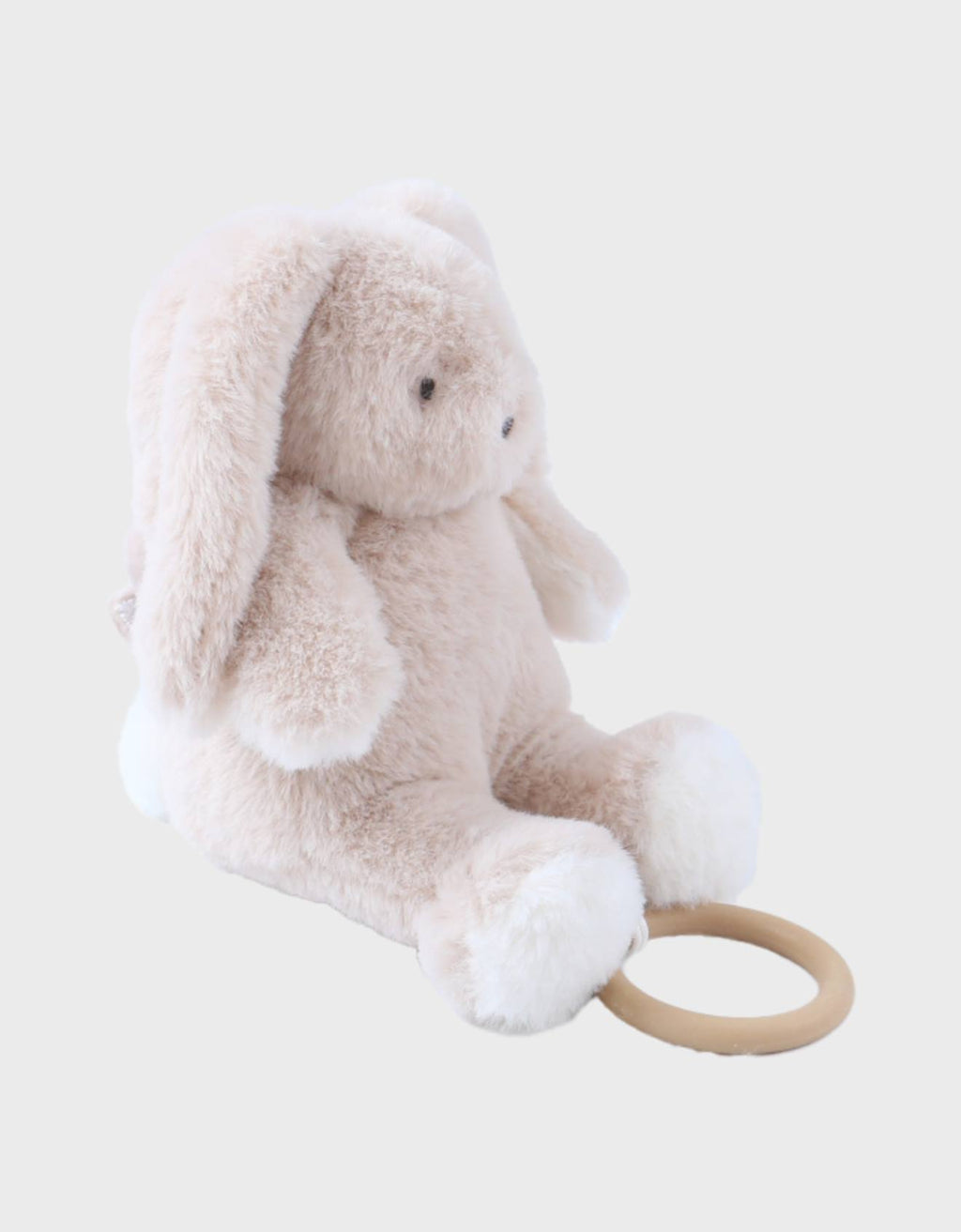 Peluche mini-musicale 20cm - moka beige