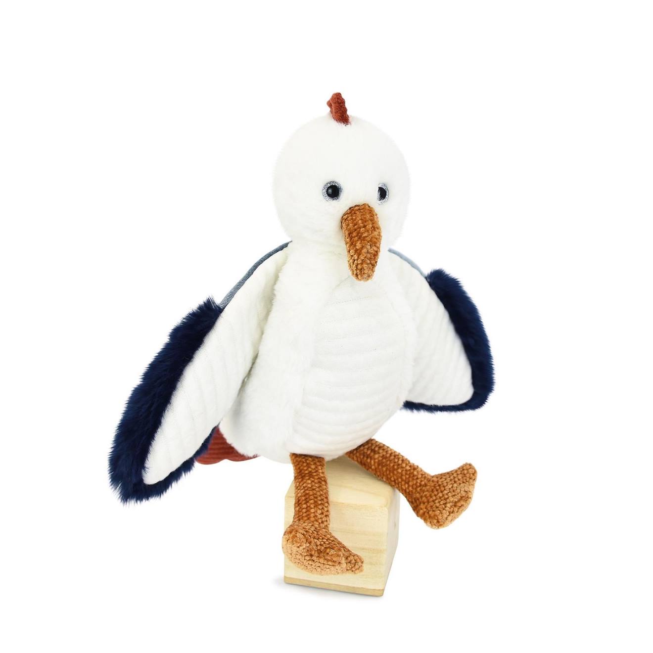 Peluche mouette blanche blanc