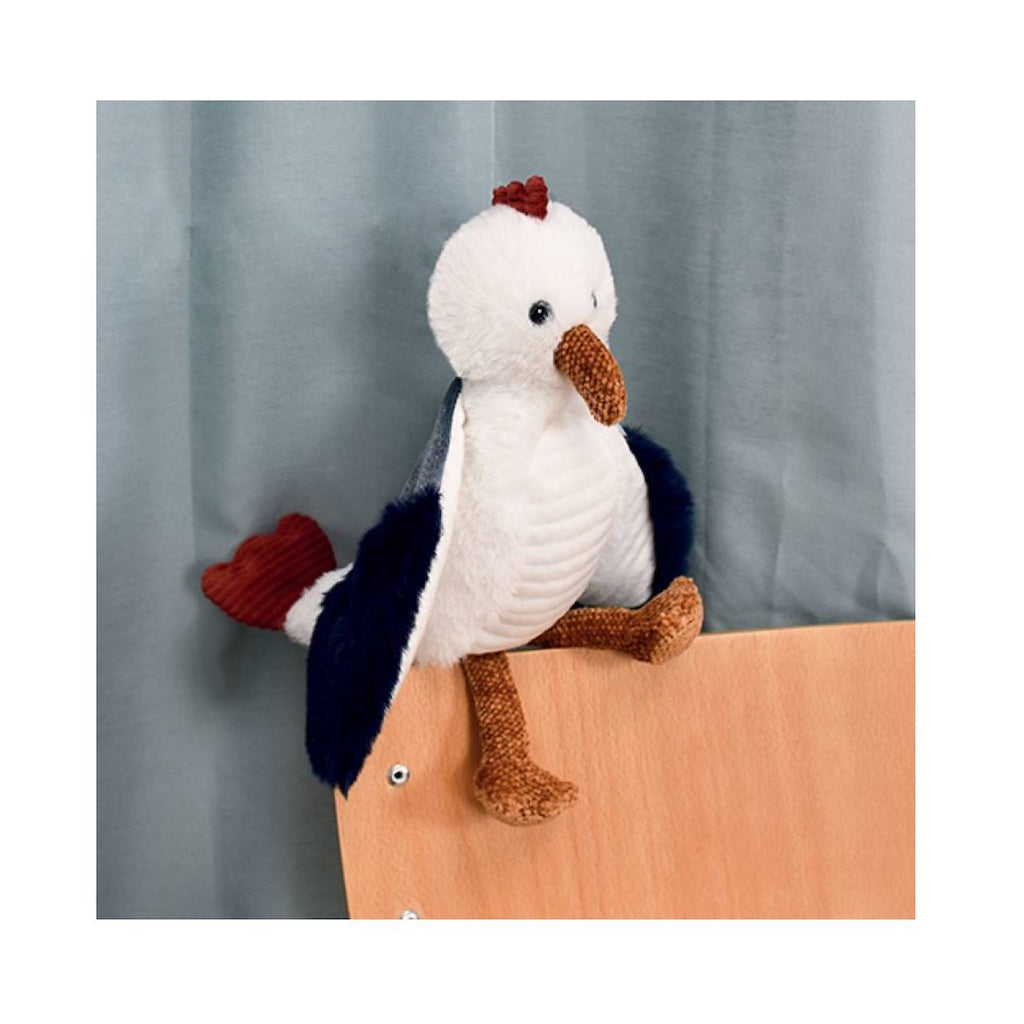 Peluche mouette blanche blanc