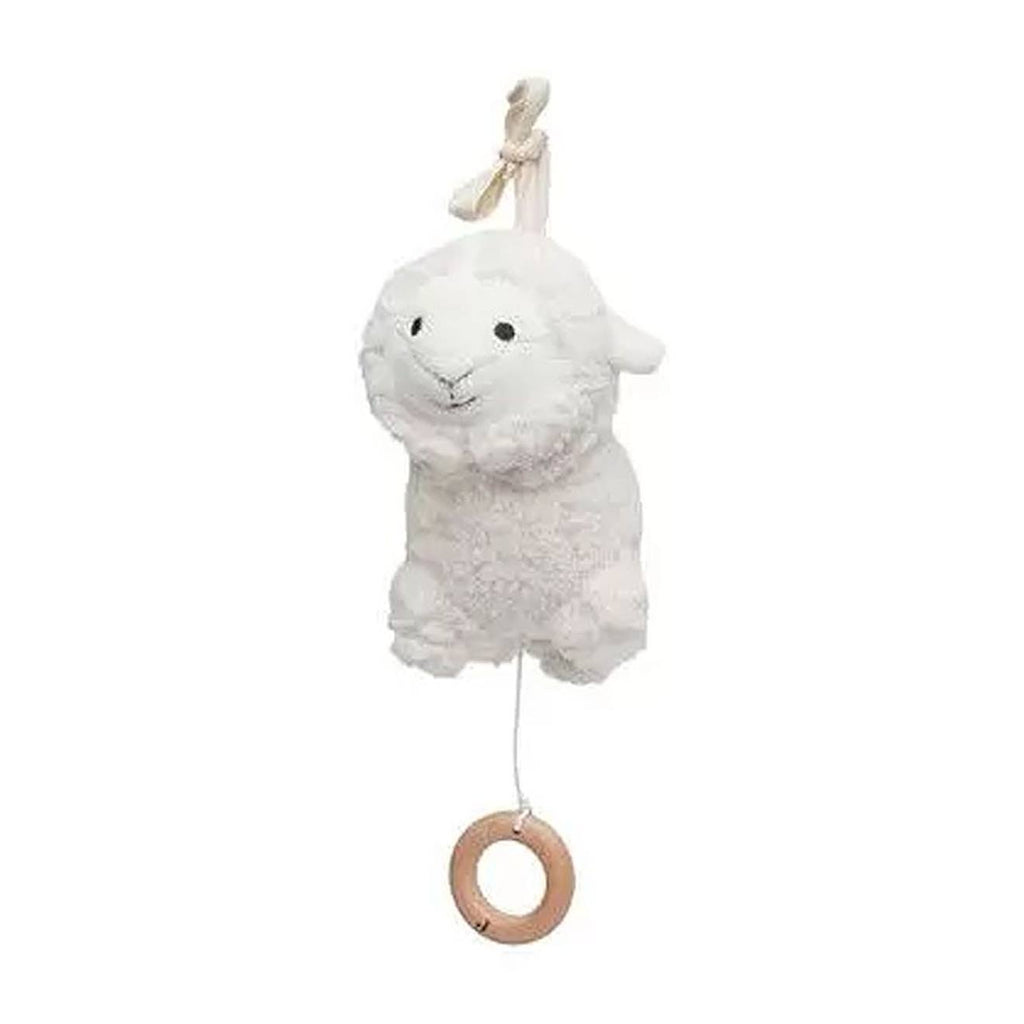 Peluche musicale agneau beige