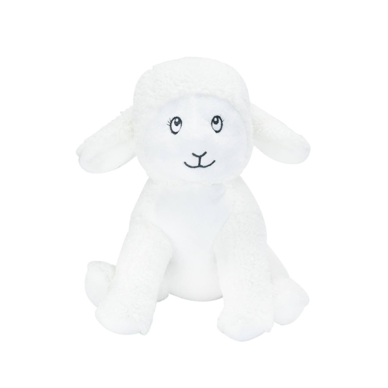 Peluche musicale bébé ecru