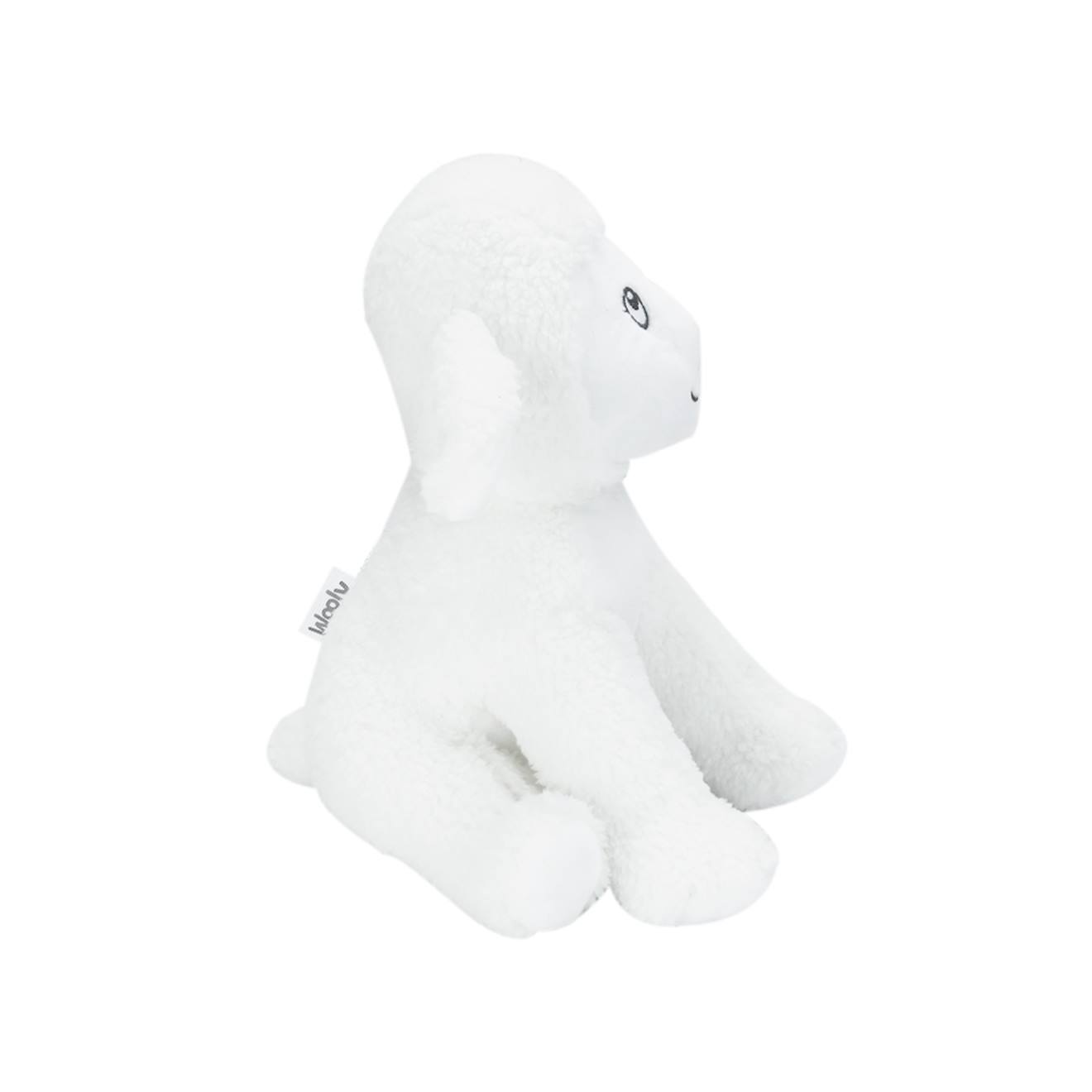 Peluche musicale bébé ecru