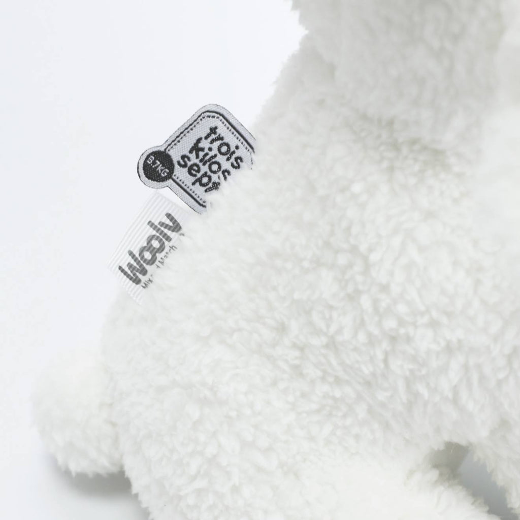 Peluche musicale bébé ecru