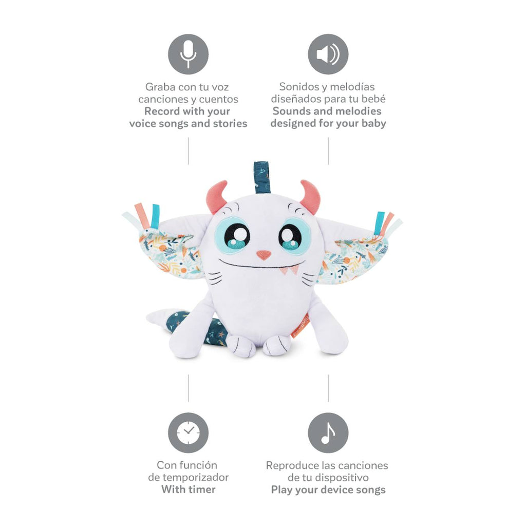 Peluche musicale Bluetooth singing buddy blanc