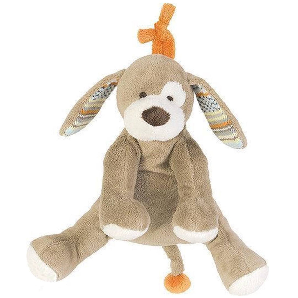 Peluche musicale chien doodle 20cm beige