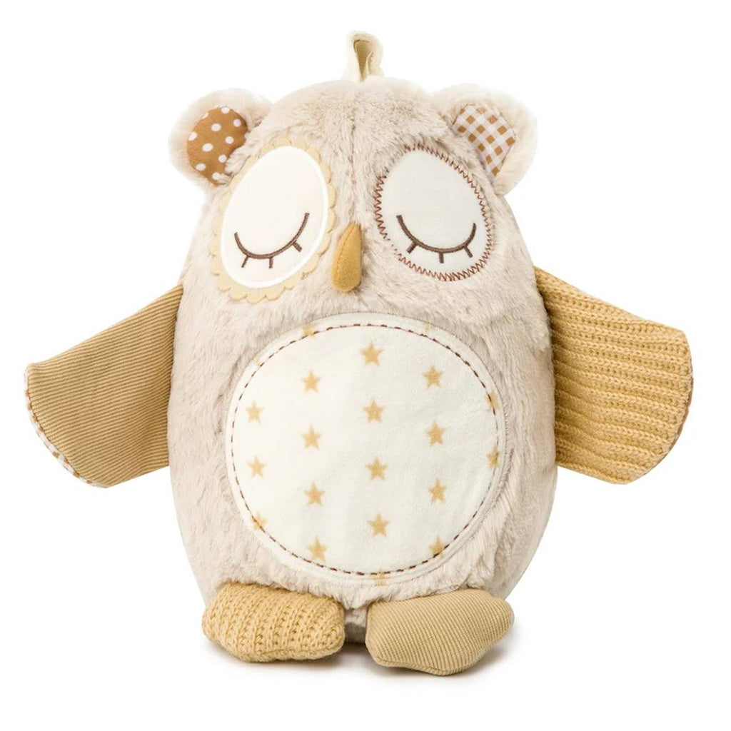 Peluche musicale chouette beige