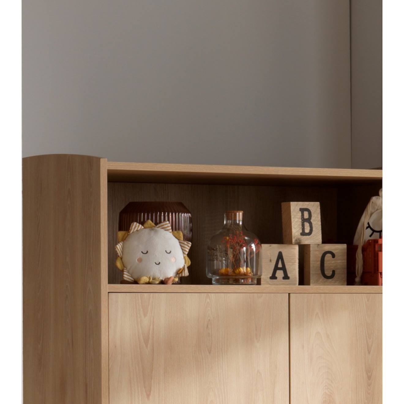Peluche musicale en coton - sunlight blanc